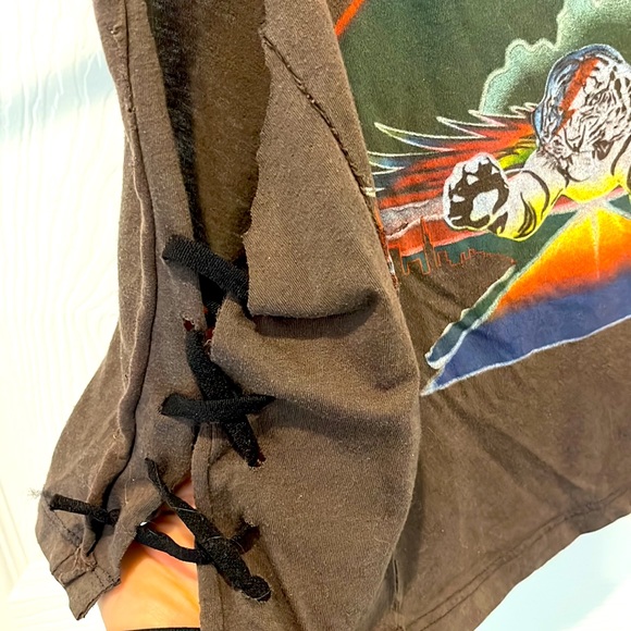 Handmade crop top / Mystical Journey - Picture 2 of 3